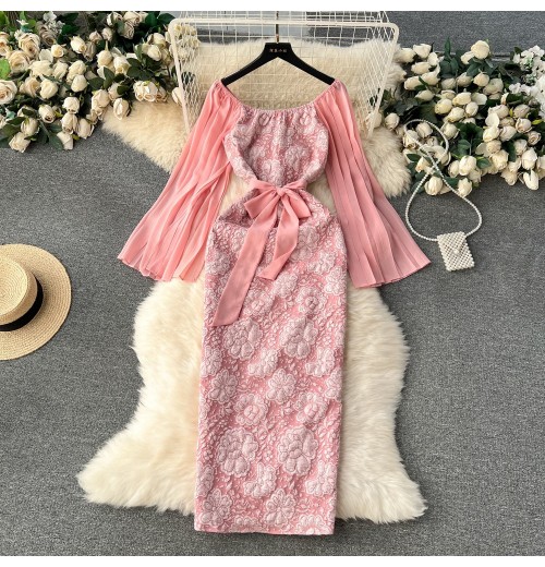New Women's Clothing Wholesale Fashion Clothing Elegant Ladies Casual Dresses Retro Long Sleeve Dresses Women New Women's Clothing Wholesale Fashion Clothing Elegant Ladies Casual Dresses Retro Long Sleeve Dresses Women